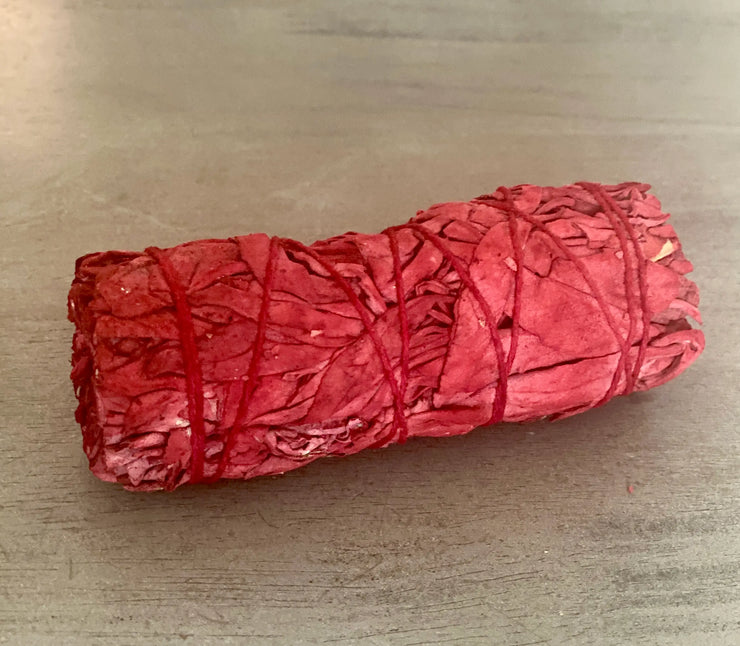 Dragon's Blood White Sage Smudge Stick - Single