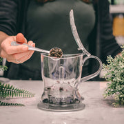GROSCHE Aberdeen PERFECT TEA MAKER Tea pot with coaster, Tea Steeper, Easy Tea Infuser, 17.7 oz. 525 ml, EASY CLEAN Tea Steeper, BPA-Free teapot