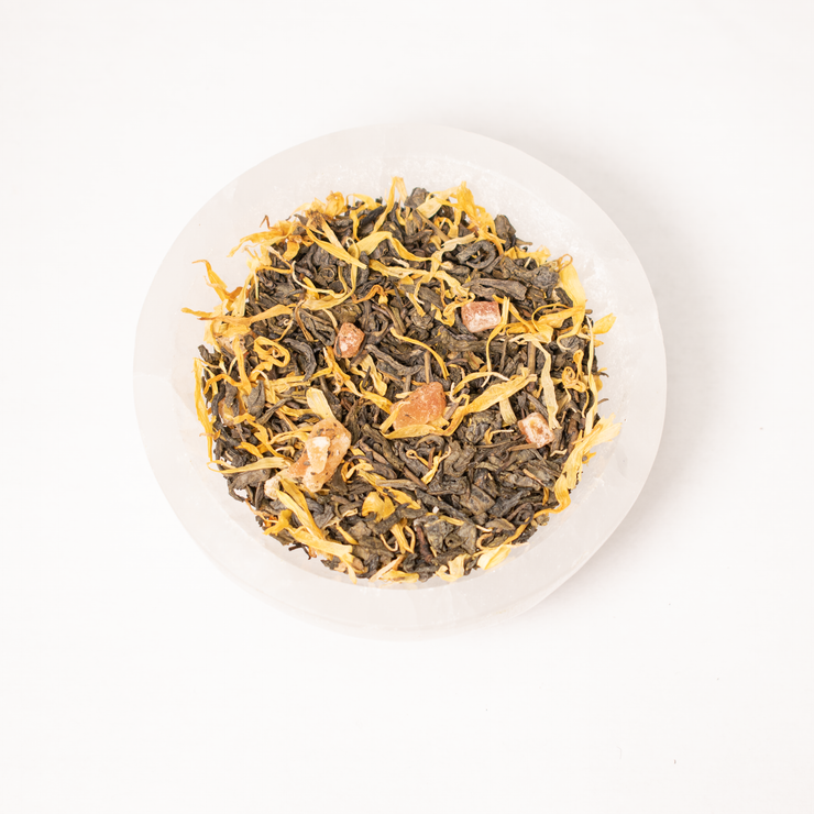 Adorable Peach Green Tea
