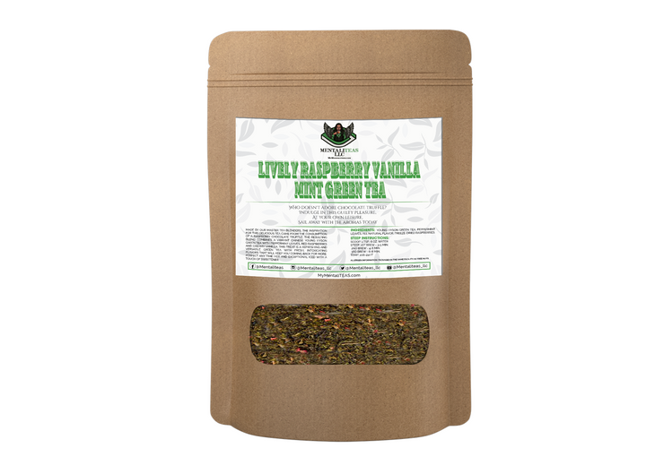 Lively Raspberry Vanilla Mint Green Tea