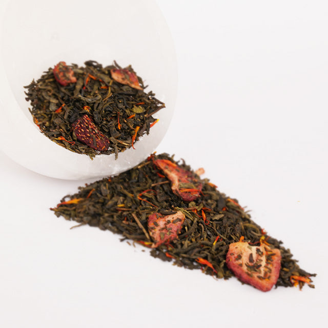 Super Strawberry Coconut Cream Green Tea