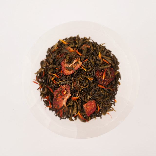 Super Strawberry Coconut Cream Green Tea