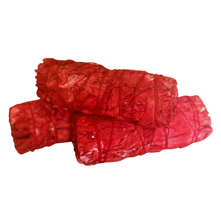 Dragon's Blood White Sage Smudge Stick - Single