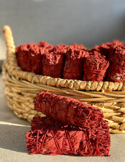 Dragon's Blood White Sage Smudge Stick - Single
